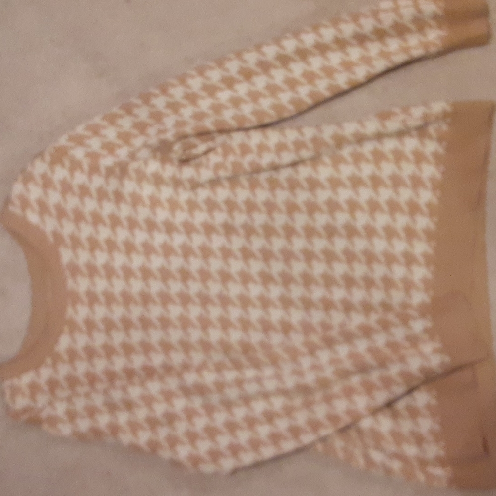 Croft & barrel xl houndstooth sweater